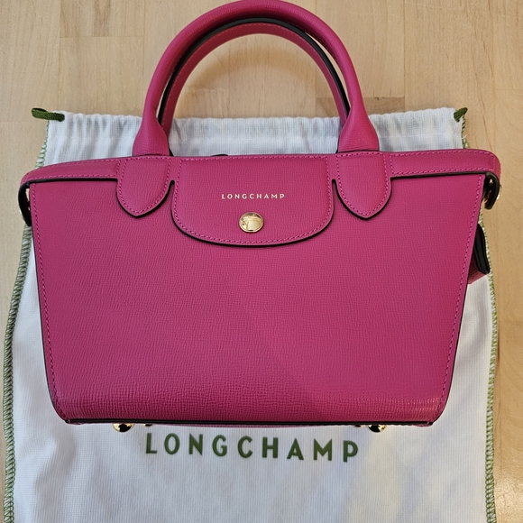 Longchamp Fuchsia HandBag - Picture 2 of 10